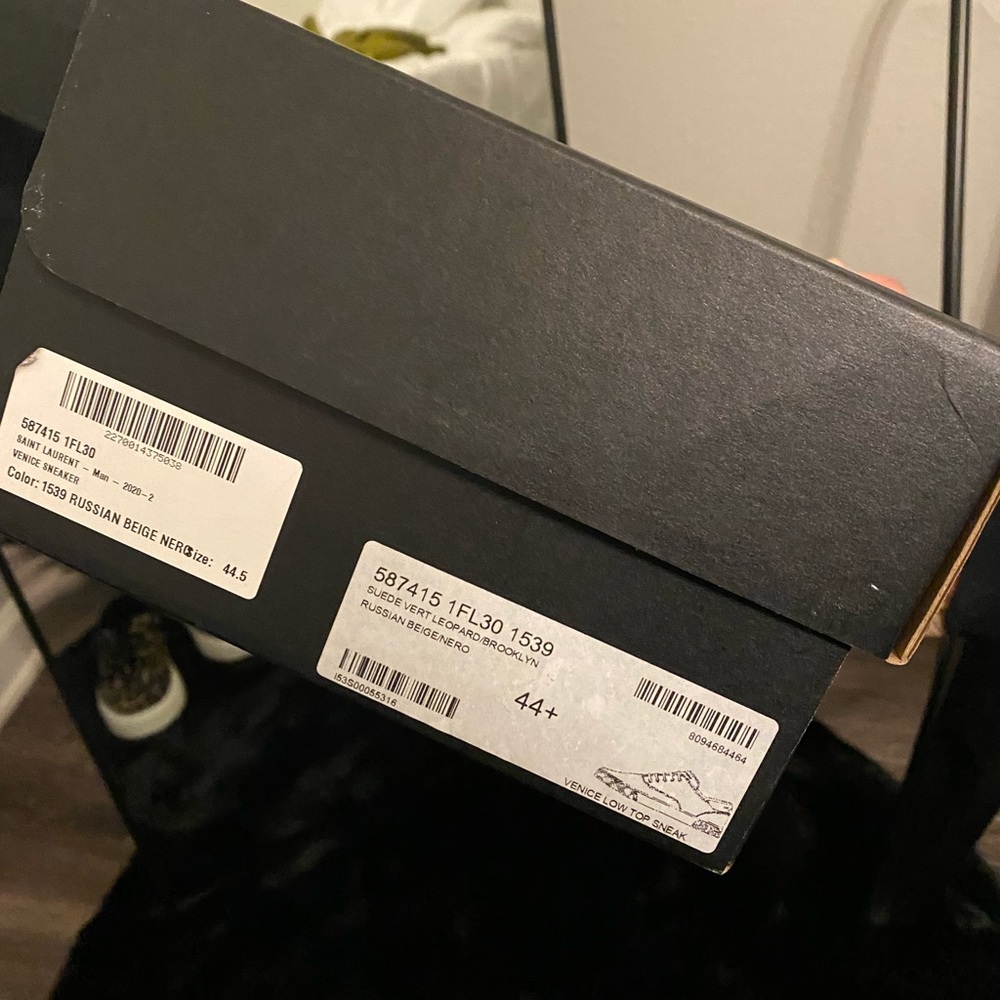 Saint Laurent Venice leopard-print sneakers - Picture 4 of 4